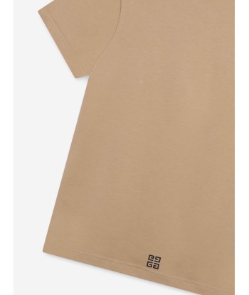 Givenchy Boys Logo Print T-Shirt in Beige online