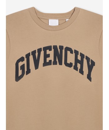 Givenchy Boys Logo Print T-Shirt in Beige online