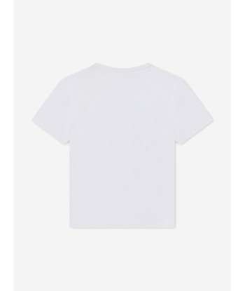 Givenchy Boys 4G Denim Logo T-Shirt in White store