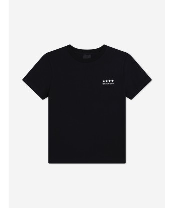 Givenchy Boys Logo Print T-Shirt in Black shop