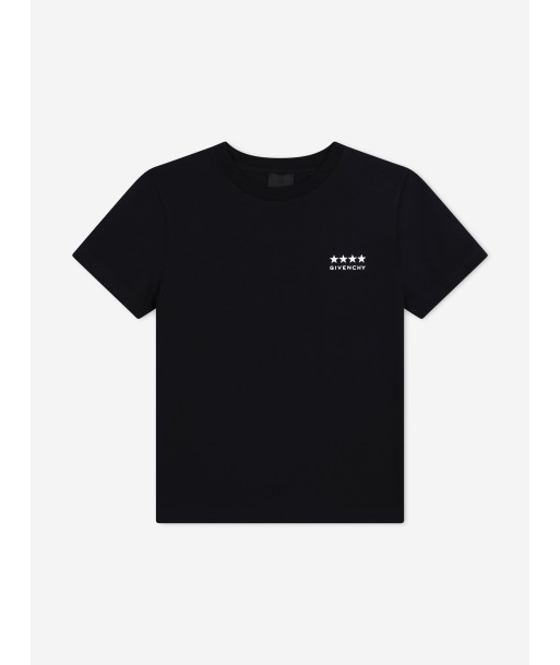 Givenchy Boys Logo Print T-Shirt in Black shop