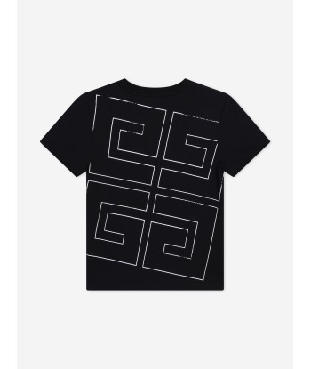 Givenchy Boys Logo Print T-Shirt in Black shop