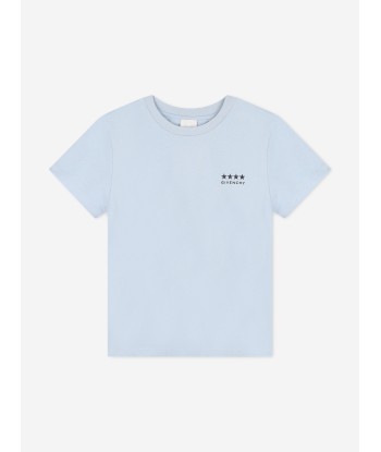 Givenchy Boys Logo Print T-Shirt in Blue Par le système avancé 