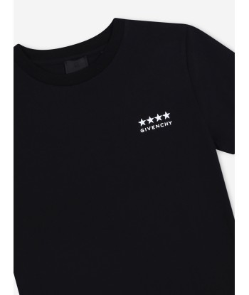 Givenchy Boys Logo Print T-Shirt in Black shop