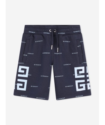 Givenchy Boys 4G Logo Bermuda Shorts in Navy JUSQU'A -70%! 