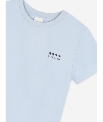 Givenchy Boys Logo Print T-Shirt in Blue Par le système avancé 