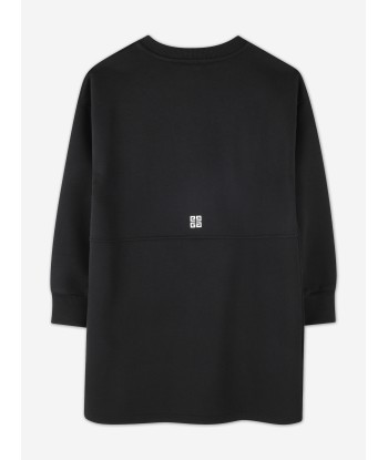 Givenchy Girls Logo Sweater Dress in Black À commander