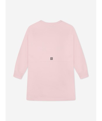 Givenchy Girls Logo Sweater Dress in Pink en linge