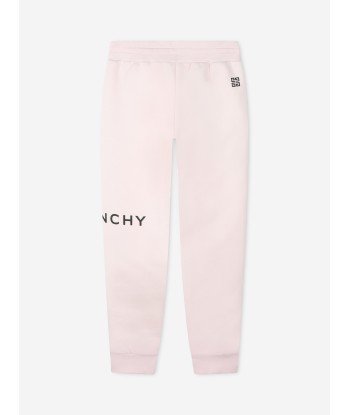 Givenchy Girls Logo Print Joggers in Pink Faites des économies