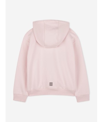 Givenchy Girls Logo Print Zip Up Top in Pink Comment ça marche