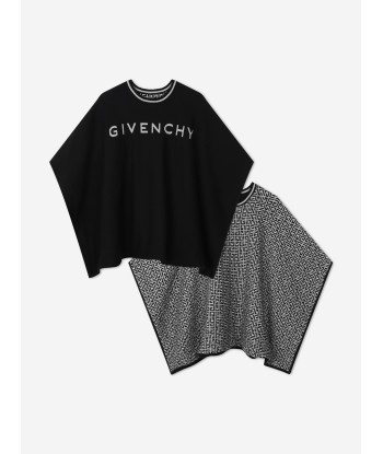 Givenchy Girls Cashmere Reversible Cape in Black en ligne des produits 