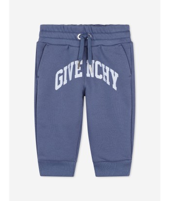 Givenchy Baby Boys Logo Joggers in Blue pas cher