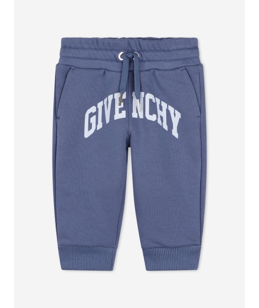 Givenchy Baby Boys Logo Joggers in Blue pas cher