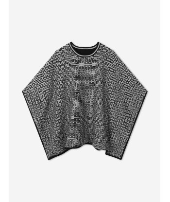 Givenchy Girls Cashmere Reversible Cape in Black en ligne des produits 