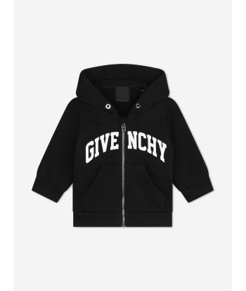 Givenchy Baby Boys Logo Zip Up Top in Black solde