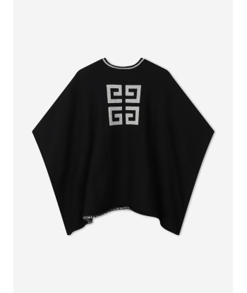 Givenchy Girls Cashmere Reversible Cape in Black en ligne des produits 