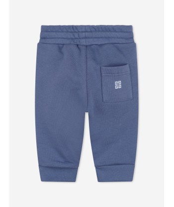 Givenchy Baby Boys Logo Joggers in Blue pas cher