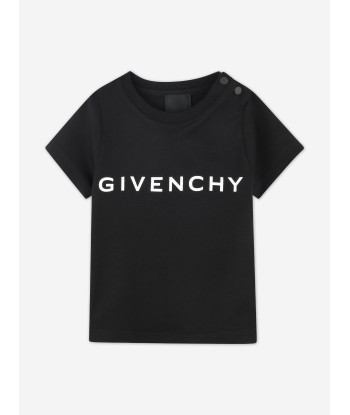 Givenchy Baby Boys Logo Print T-Shirt in Black ouvre sa boutique