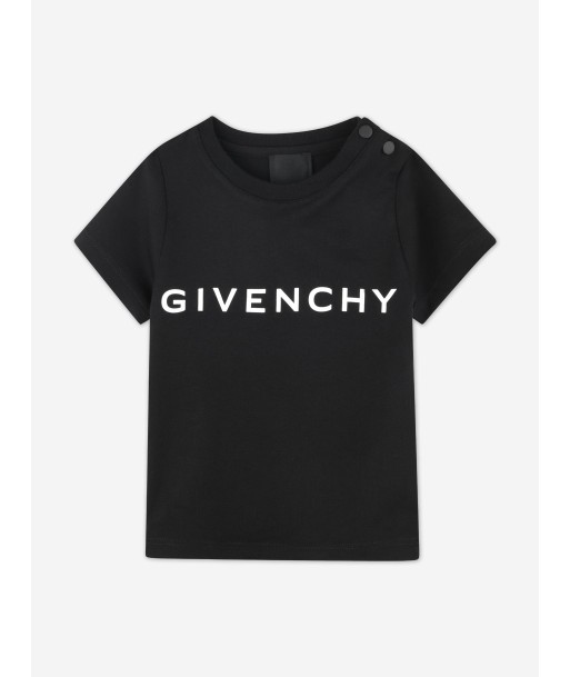 Givenchy Baby Boys Logo Print T-Shirt in Black ouvre sa boutique