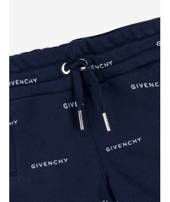 Givenchy Baby Boys Logo Print Shorts in Navy outlet