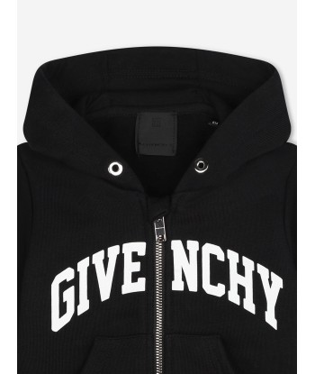 Givenchy Baby Boys Logo Zip Up Top in Black solde