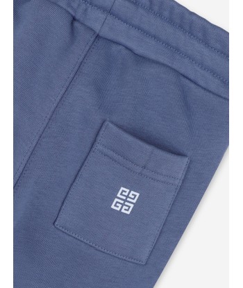 Givenchy Baby Boys Logo Joggers in Blue pas cher