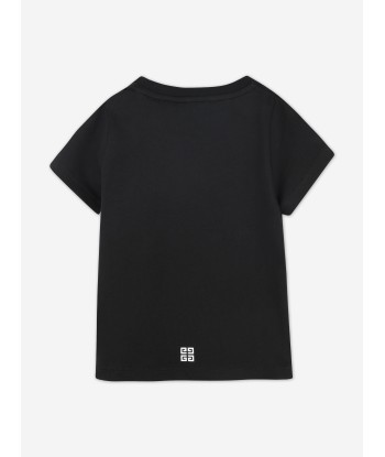 Givenchy Baby Boys Logo Print T-Shirt in Black ouvre sa boutique