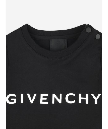 Givenchy Baby Boys Logo Print T-Shirt in Black ouvre sa boutique