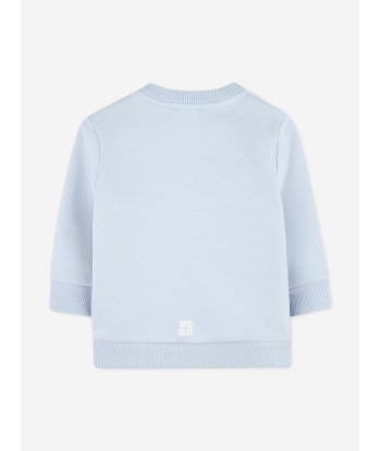 Givenchy Baby Boys Logo Print Sweatshirt in Blue rembourrage situé sous