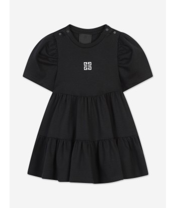 Givenchy Baby Girls 4G Logo Dress in Black paiement sécurisé