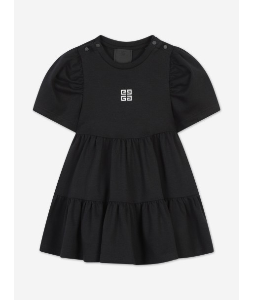 Givenchy Baby Girls 4G Logo Dress in Black paiement sécurisé