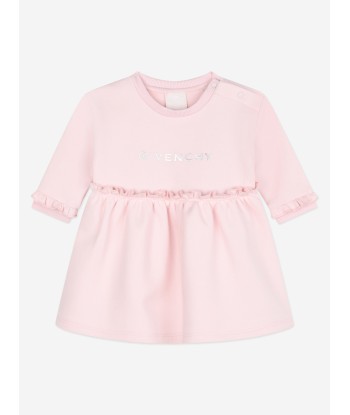 Givenchy Baby Girls Logo Sweater Dress in Pink le concept de la Pate a emporter 