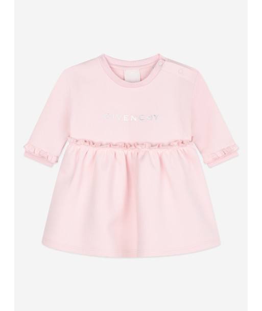 Givenchy Baby Girls Logo Sweater Dress in Pink le concept de la Pate a emporter 