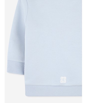 Givenchy Baby Boys Logo Print Sweatshirt in Blue rembourrage situé sous