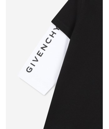 Givenchy Baby Boys Long Sleeve Logo T-Shirt in Black d'Europe débarque