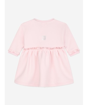 Givenchy Baby Girls Logo Sweater Dress in Pink le concept de la Pate a emporter 