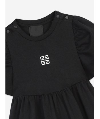 Givenchy Baby Girls 4G Logo Dress in Black paiement sécurisé