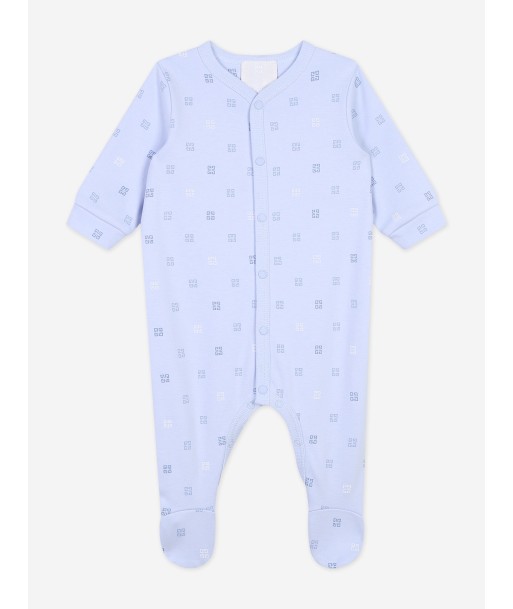 Givenchy Baby Boys 4G Logo Babygrow in Blue vente chaude votre 