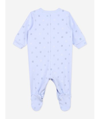 Givenchy Baby Boys 4G Logo Babygrow in Blue vente chaude votre 