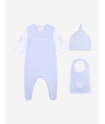 Givenchy Baby Boys Babygrow Gift Set in Blue en linge