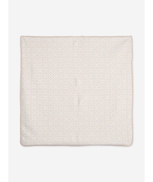 Givenchy Baby Knitted Logo Blanket in Beige JUSQU'A -70%! 