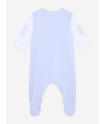 Givenchy Baby Boys Babygrow Gift Set in Blue en linge