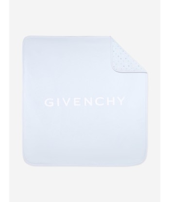 Givenchy Baby Boys Logo Blanket in Blue destockage