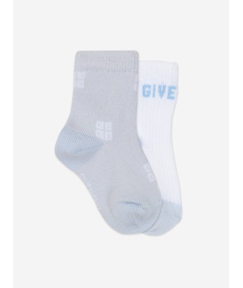 Givenchy Baby Boys 2 Pairs Of Socks Set in Blue le des métaux précieux