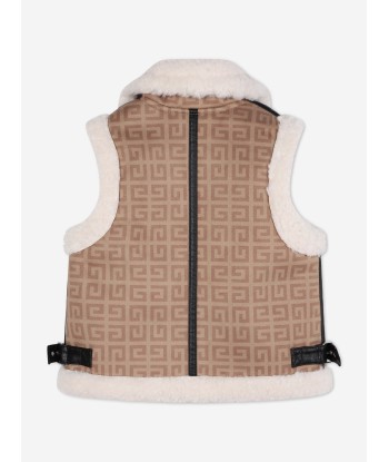 Givenchy Girls Sherling Gilet in Beige pour bénéficier 