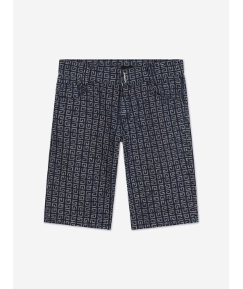 Givenchy Boys 4G Denim Shorts in Blue 50-70% off 