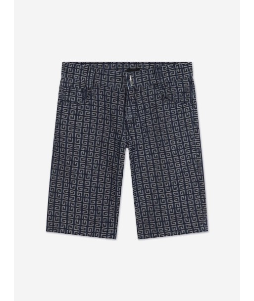 Givenchy Boys 4G Denim Shorts in Blue 50-70% off 