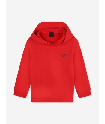 Givenchy Boys Logo Print Hoodie in Red basket pas cher