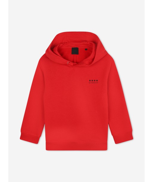 Givenchy Boys Logo Print Hoodie in Red basket pas cher