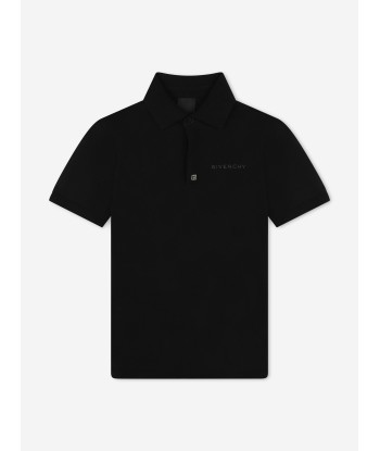 Givenchy Boys Logo Polo Shirt in Black 50% de réduction en Octobre 2024